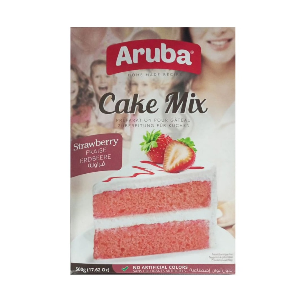 Aruba Cake Mix Straw. 470g