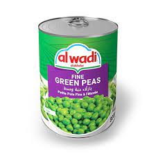 Al Wadi Garden Peas 800g