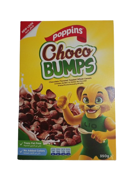 poppins choco bumps 350g
