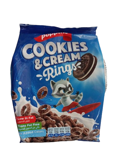 Poppins cookis&cream rings 180g