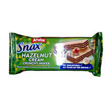 Aruba snax hazelnut wafer