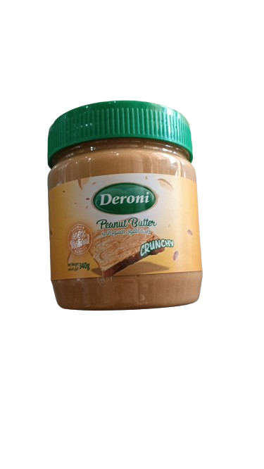 Deroni peanut.B crunchy 340g