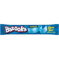 Bazooka raspberry chew bar