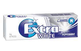 Extra white pepperment gum 10pc