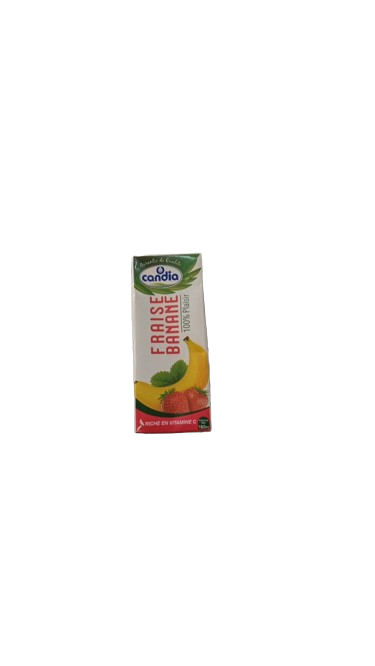 candia fraise banane juice 180m