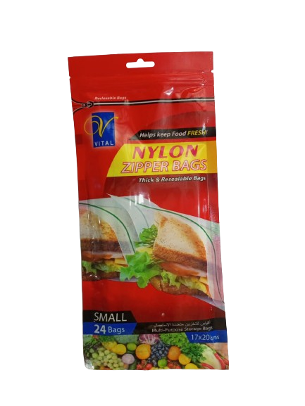 Vital Nylon Zipper Bags Small