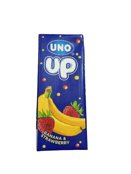 uno up banana & strawberry juice 180ml