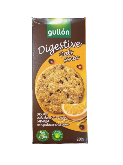 gullon digestive oat &orange 280g