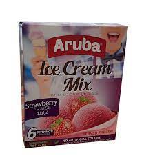 [2891] Aruba Ice Cream Mix Straw. 70g