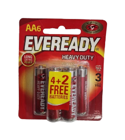 [4709] Eveready  Heavy Duty AA6