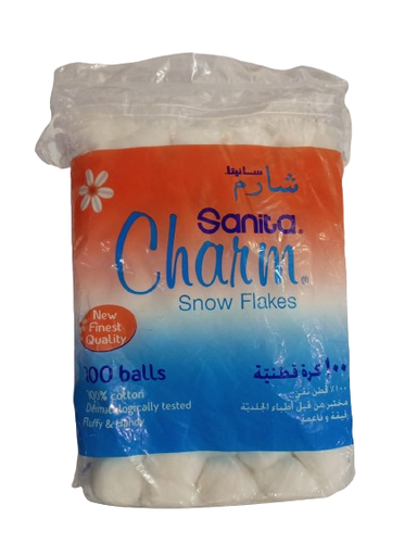 [9711] Charm white balls 100 Sanita