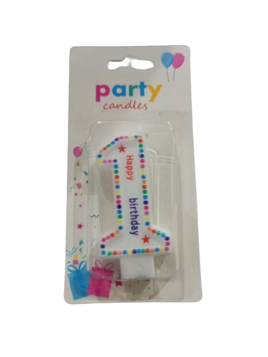 [18658] birthday candles number 1