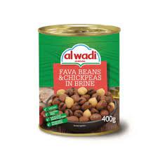 [162] Al Wadi Fava beans & Chick 400g