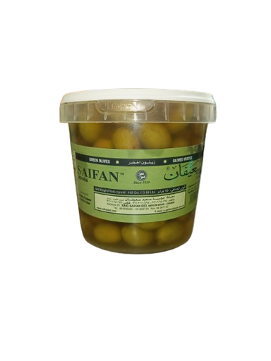 [5119] Saifan Green Olives 450g