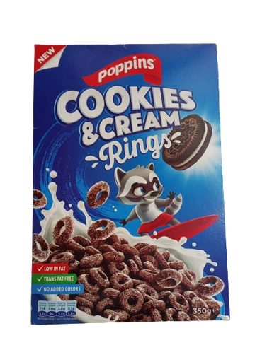 [4373] Poppins Cookies & Cream Rings