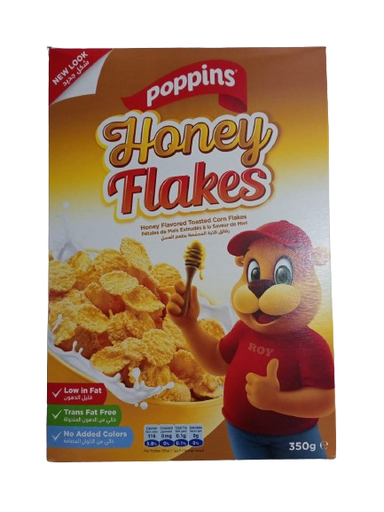 [16673] Poppins Honey Flakes 350g