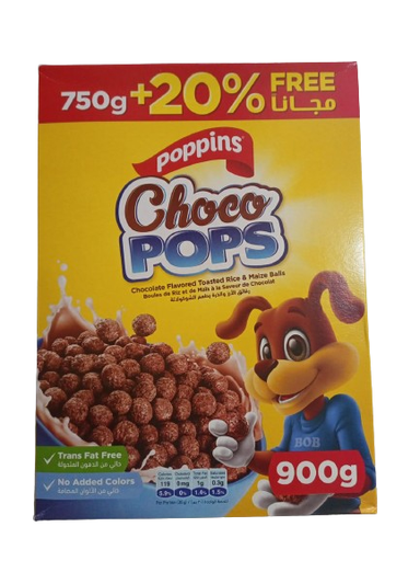[18310] poppins choco pops 900g