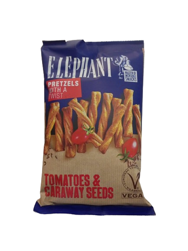 [18697] elephant pretzels twist tomato