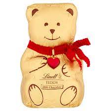 [18517] Lindt teddy bear milk choco 100