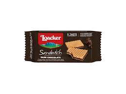[2887] loacker dark chocolate sandwich