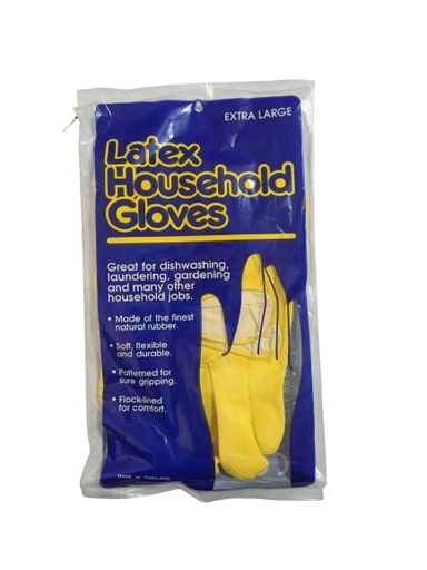 [2757] Latex Gloves Large