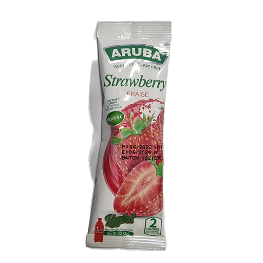 [1673] Aruba Strawberry light drink 9g