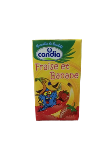 [8436] Candia Strawberry Banana 125ml
