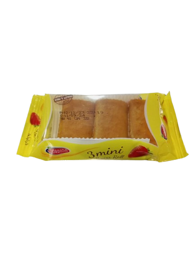 Jordina mini swiss roll straw