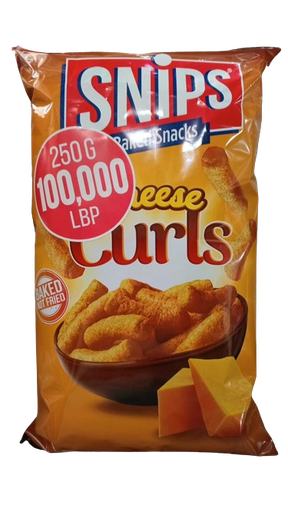 Snips cheese curls 250g