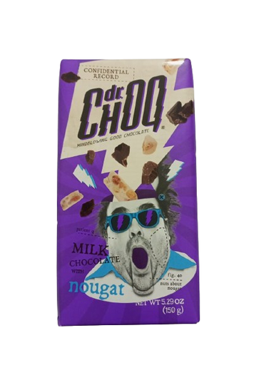 DR.choq milk choco&nougat 150g