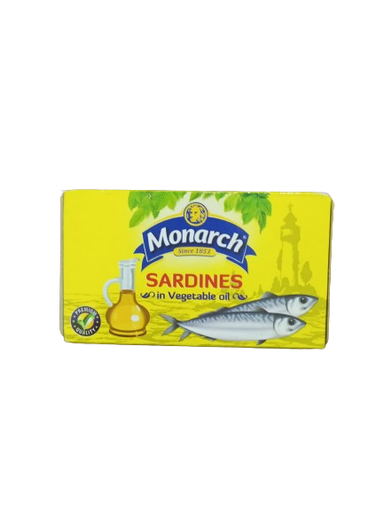 Monarch sardines in oil 125g