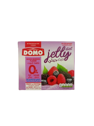 domo jelly diet mixed berries 12g